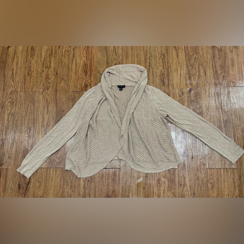 Brand, Willi Smith, Women’s, Brown, Sparkly, Cardigan, Size Medium